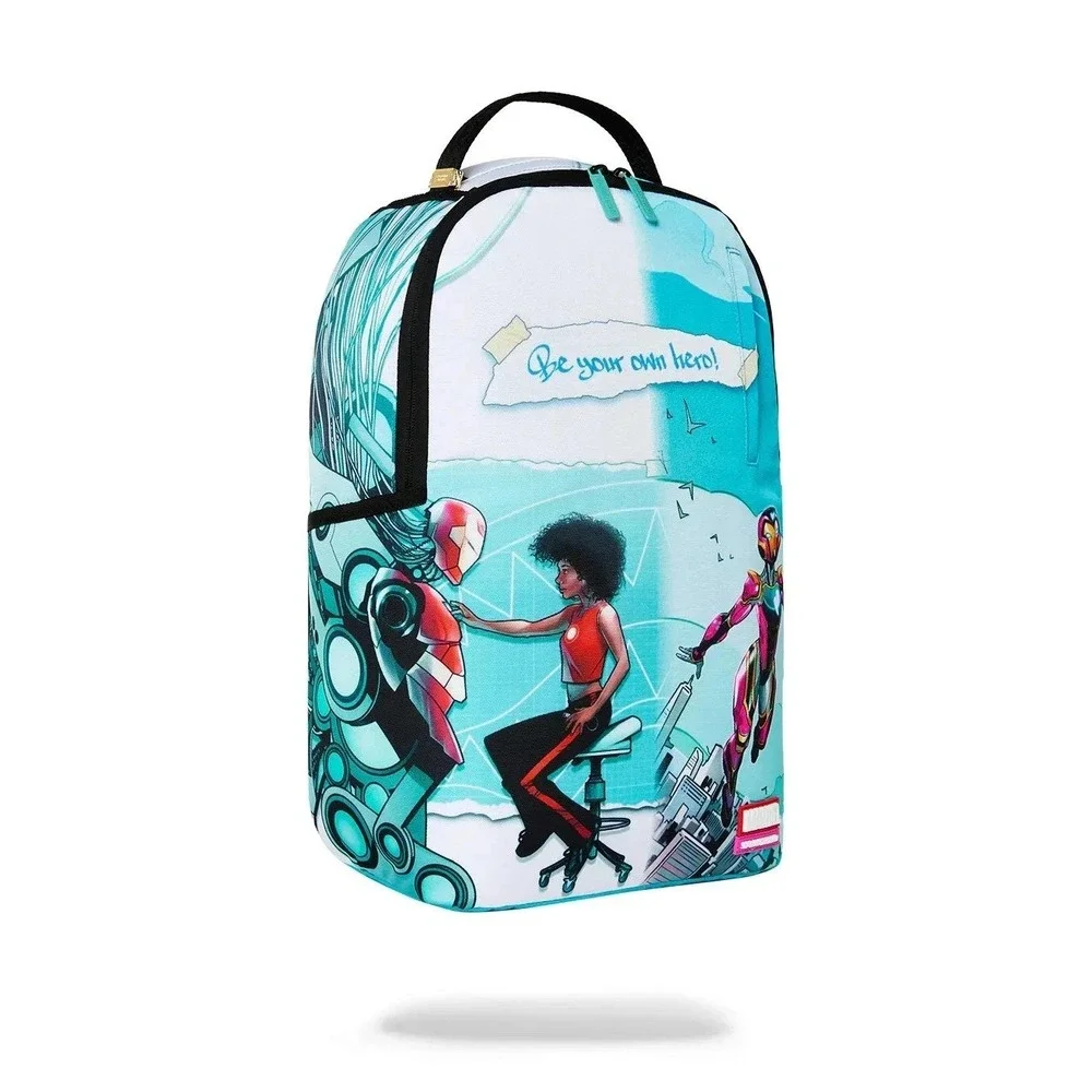 Sprayground Marvel Ironheart Be Your Own Hero Special Edition Backpack Teal